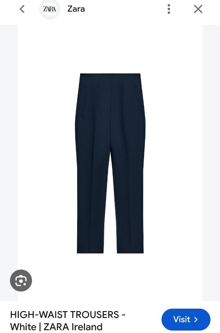 ZARA High Waist Trouser (Category: Other Bottoms) located in Basista. Submitted by purpleens_shop (Listing ID 1463426089, Image 2). Description: .