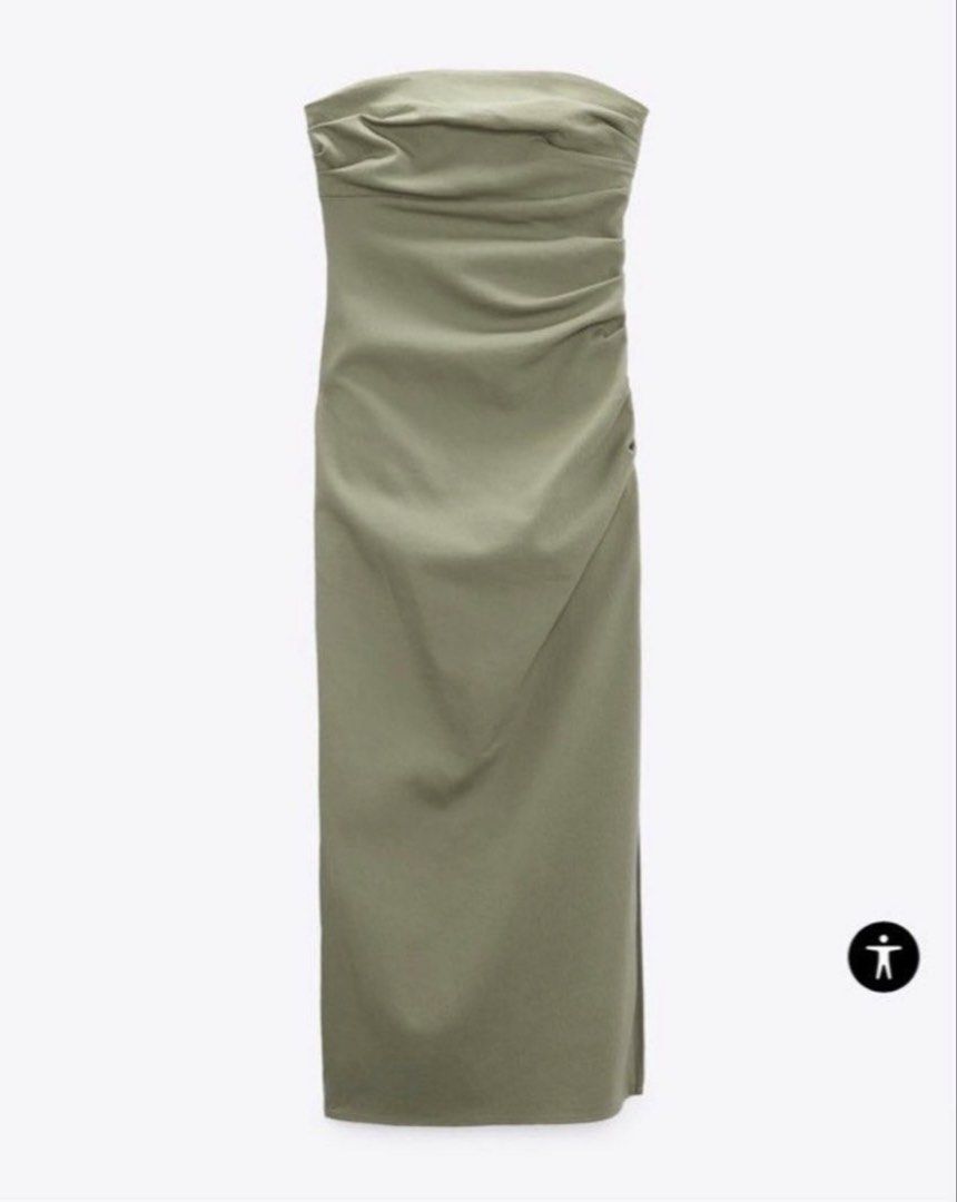 Zara Midi Dress (Category: Dresses) located in Quezon City. Submitted by currentlydeclutterring (Listing ID 1463333333, Image 2). Description: Zara midi dress Fits M-L Too big on me but this is sooo nice! RFS: decluttering .