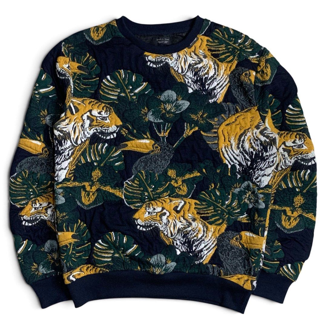 Zara Tiger Jungle (Category: Activewear) located in Alaminos. Submitted by jikstocks (Listing ID 1463481451, Image 1). Description: Large all embroid designs.