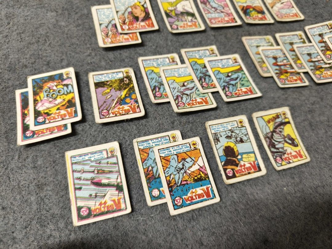 1980s' Voltes V Pinoy Teks (Category: Vintage Collectibles) located in Manila. Submitted by alvinretro (Listing ID 1463671863, Image 2). Description: Price: 250 each to 1st raw on top 200 each to others Tayuman, manila.