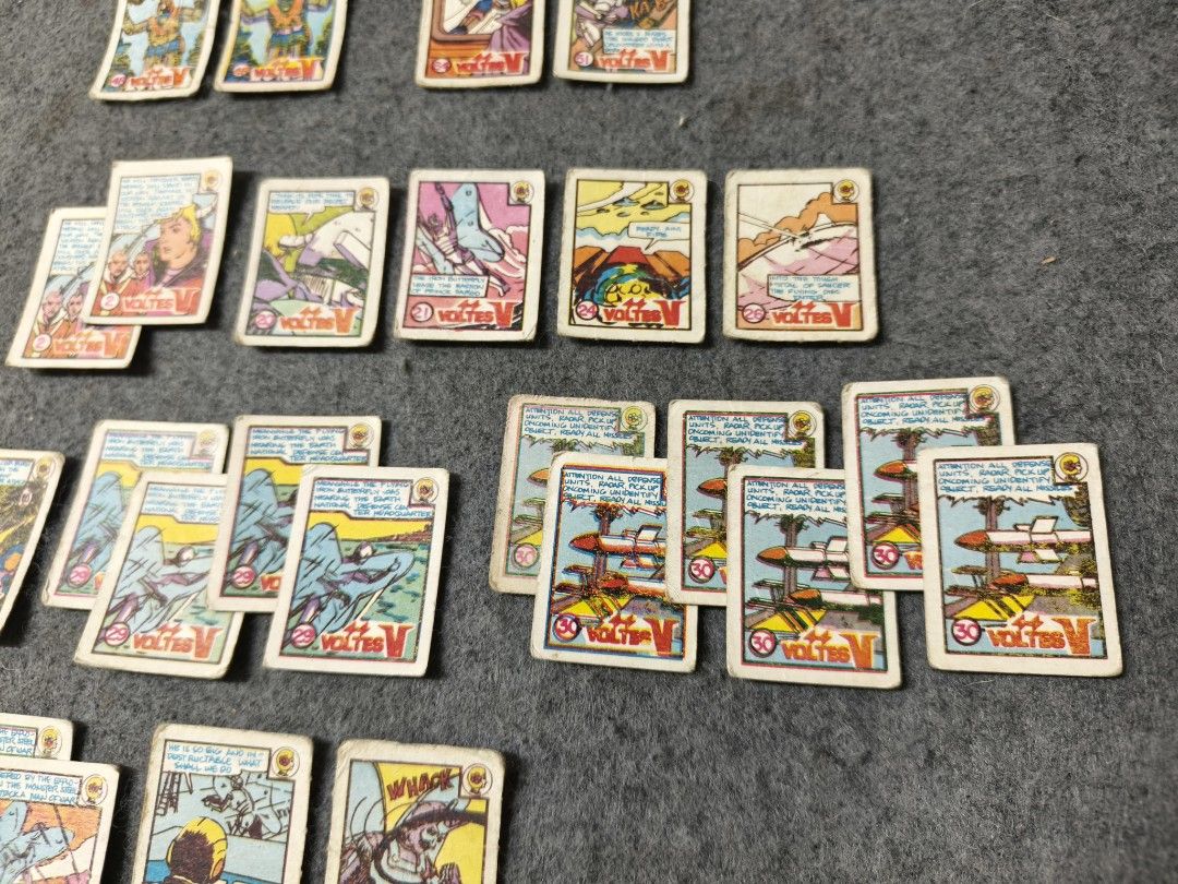 1980s' Voltes V Pinoy Teks (Category: Vintage Collectibles) located in Manila. Submitted by alvinretro (Listing ID 1463671863, Image 3). Description: Price: 250 each to 1st raw on top 200 each to others Tayuman, manila.
