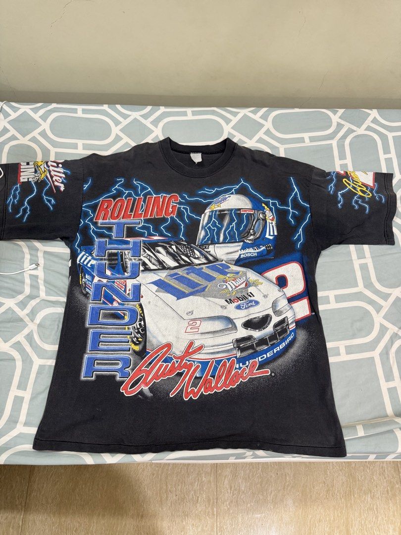 1997 Rolling Thunder Rusty Wallace AOP (25 x 30.2) (Category: Tshirts & Polo Shirts ) located in Dumaguete. Submitted by neeks.vtg (Listing ID 1463652616, Image 1). Description: 25 x 30.2 DIMES.