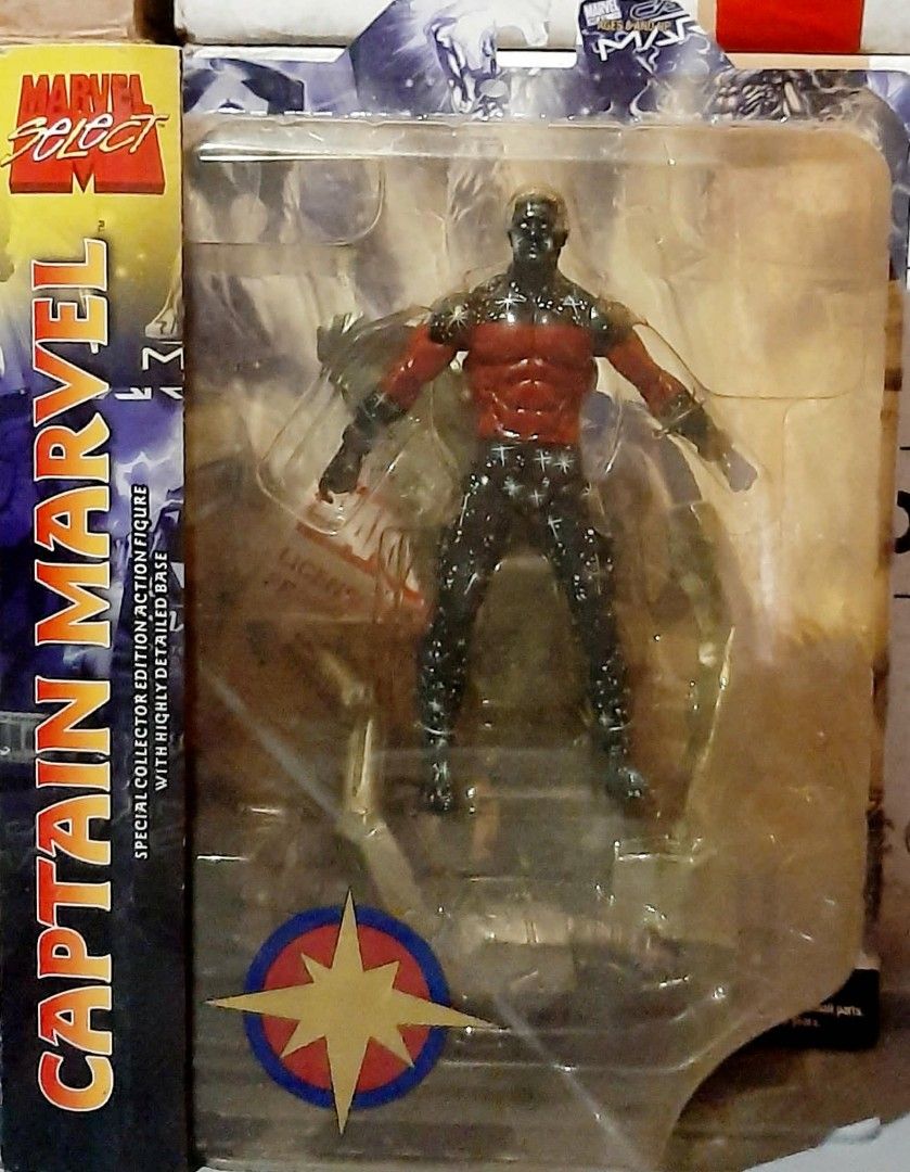 2008 Diamond Select Toys Marvel Select Classic Captain Marvel Action Figures (Category: Figurines & Statues) located in Liloan. Submitted by angelyneroberts_171329 (Listing ID 1459353072, Image 2). Description: FOR SALE 2008 Diamond Select Toys Marvel Select Classic Captain Marvel Action Figures DESCRIPTION : - Manufactured by Diamond Select Toys. - These figures were sculpted in a 7-inch scale (1:10 scale). - Captain Marvel (Mar-Vell in his clas