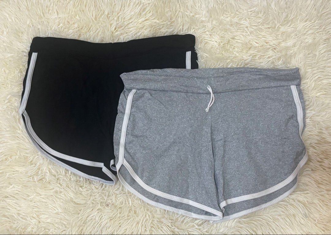 2 Pairs Dolphin Shorts Black & Grey (Category: Shorts) located in Santa Cruz. Submitted by homedecluttersale (Listing ID 1463646478, Image 1). Description: • Fits small to medium • In excellent condition 🚚 Shipping via J&T only 📦 Shipping fee to be shouldered by buyer 💳 Mode of payment: GCash 📍 Santa Cruz, Laguna.
