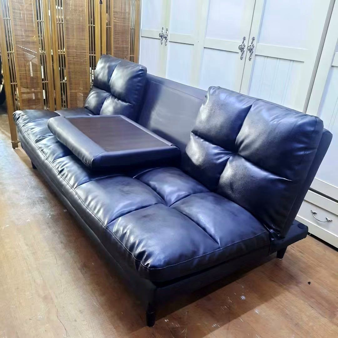 🇯🇵2nd hand Futon leather sofa bed featuring drop down mid table | reclining backrest (Category: Sofas) located in Paranaque City. Submitted by feybelhaft (Listing ID 1463647948, Image 3). Description: 💳 𝐌𝐨𝐝𝐞 𝐨𝐟 𝐏𝐚𝐲𝐦𝐞𝐧𝐭 ✅ QR Ph Credit Card (Visa/MC) ️️✅️ QR Ph SP@yL@ter (Sh0pee) ✅️ GCash ✅ BDO Bank Transfer ✅ BPI Bank Transfer 📍 𝙋𝙖𝙮𝙢𝙚𝙣𝙩 𝙞𝙨 𝙢𝙖𝙙𝙚 𝙪𝙥𝙤𝙣 𝙥𝙞𝙘𝙠-𝙪𝙥 𝙛𝙧𝙤𝙢 𝙪𝙨..