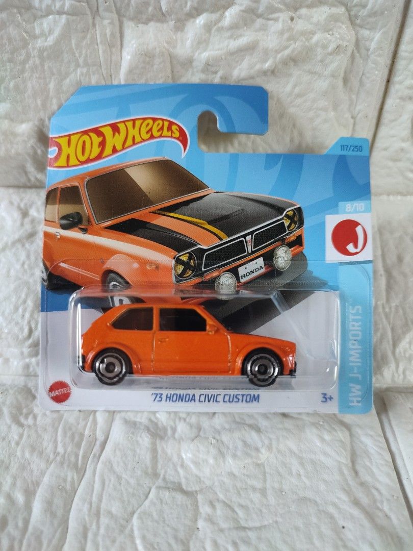 73 honda civic custom hotwheels (Category: Vehicle & Diecast Models) located in Narvacan. Submitted by jigger85 (Listing ID 1463572413, Image 1). Description: shortcard bought in United Kingdom location : ilocos sur can ship thru JNT/LBC.