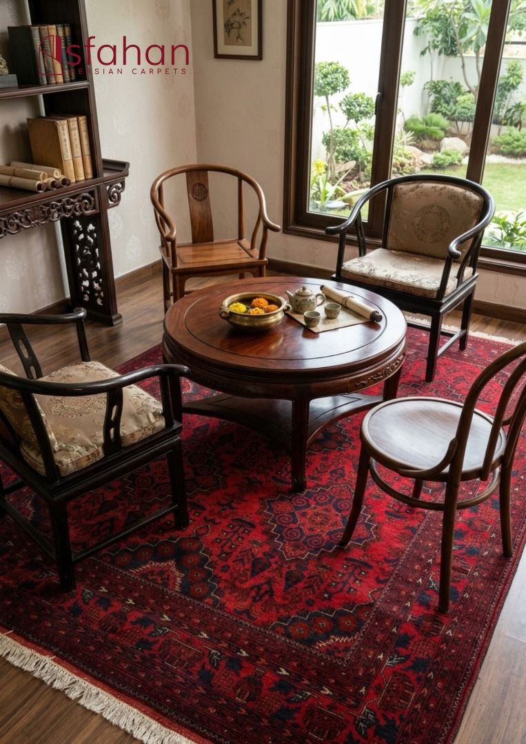7x10feet Handmade Bokhara Carpet (Category: Carpets, Mats & Flooring) located in Pasig City. Submitted by isfahan999 (Listing ID 1463715123, Image 3). Description: PURE, AUTHENTIC, AND IMPORTED HANDMADE CARPETS Quality: Handmade Bokhara Material: Wool Size: 7x10 feet Disclaimer: Please note that actual product colors may deviate from what is displayed on screen. We highly recommend viewing the products in person. Carpet demonstrations are offered