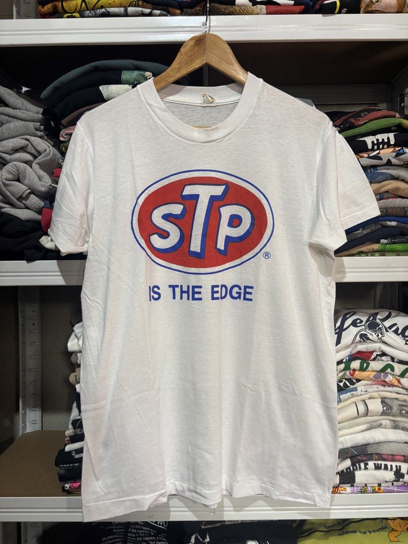 80s STP Shirt (Category: Tshirts & Polo Shirts ) located in Lucena. Submitted by __betterbargains (Listing ID 1463561547, Image 1). Description: 80s STP Shirt XL on tag (20.5 x 28) ₱2,000 + SF.