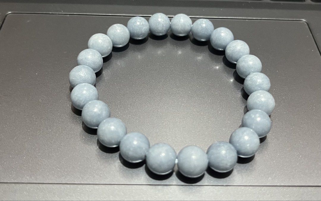 8mm/16cm Angelite bracelet (Category: Bracelets) located in Quezon City. Submitted by coffeebeansforsale (Listing ID 1463728252, Image 1). Description: .