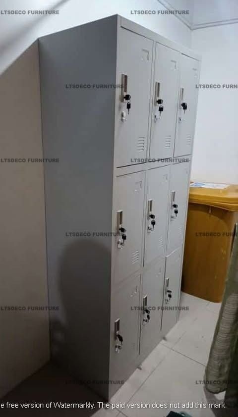 9 DOOR STEEL LOCKER OFFICE PARTITION (Category: Office Furniture & Fixtures) located in Quezon City. Submitted by cherry.ltsdeco (Listing ID 1463635027, Image 3). Description: LTSDECO Home and Office Furniture Trading MANUFACTURER • FABRICATOR • SUPPLIER Looking for office furniture, modular partitions, workstations, or customized furniture? We can help! LTSDECO Home and Office Furniture Trading is a trusted manufacturer, fabricator, and supplier