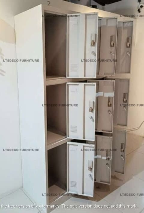 9 DOOR STEEL LOCKER OFFICE PARTITION (Category: Office Furniture & Fixtures) located in Quezon City. Submitted by cherry.ltsdeco (Listing ID 1463635027, Image 1). Description: LTSDECO Home and Office Furniture Trading MANUFACTURER • FABRICATOR • SUPPLIER Looking for office furniture, modular partitions, workstations, or customized furniture? We can help! LTSDECO Home and Office Furniture Trading is a trusted manufacturer, fabricator, and supplier