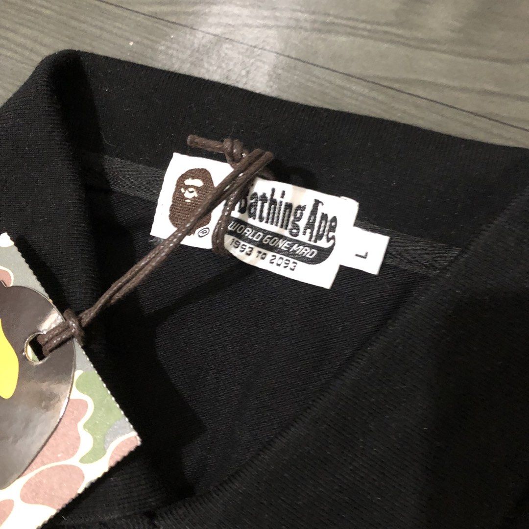 A BATHING APE (Category: Tshirts & Polo Shirts ) located in Dasmarinas. Submitted by crzdajhrme (Listing ID 1463603674, Image 3). Description: A BATHING APE POLO.