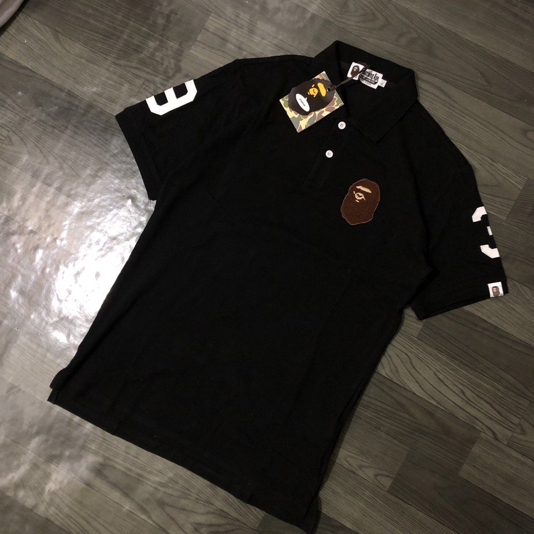 A BATHING APE (Category: Tshirts & Polo Shirts ) located in Dasmarinas. Submitted by crzdajhrme (Listing ID 1463603674, Image 1). Description: A BATHING APE POLO.