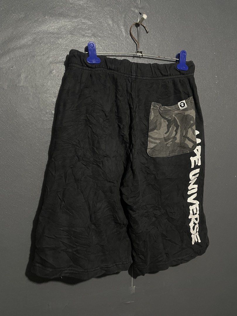 Aape by Bathing Ape "AAPE UNIVERSE" Sweatshorts (Category: Shorts) located in Manila. Submitted by claii_collection (Listing ID 1463665711, Image 2). Description: Aape by Bathing Ape "AAPE UNIVERSE" Sweatshorts - 28-34x20 - Excellent Condition - Complete tags and washtags - Authentic/Legit.