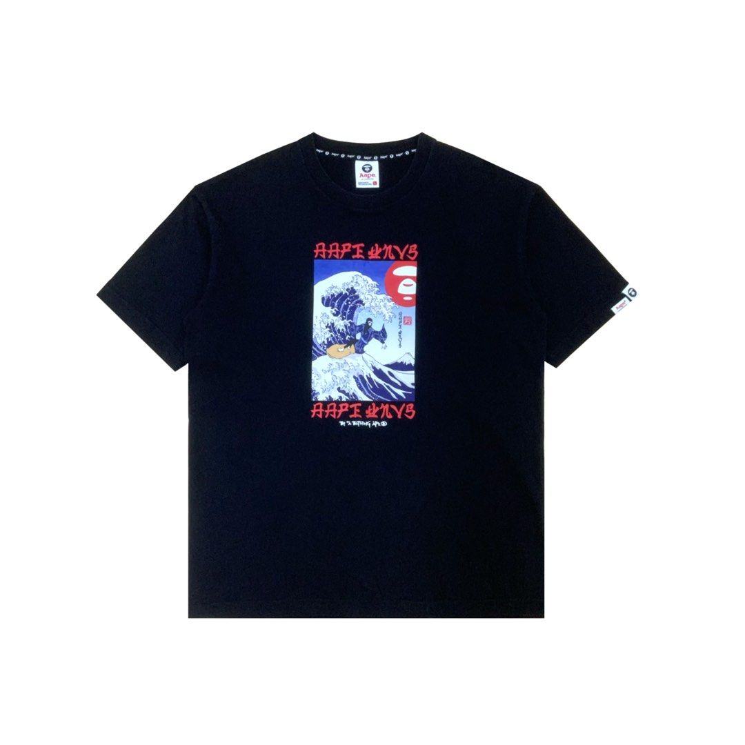 AAPE SURFING APE (NAVY BLUE) TEE (Category: Tshirts & Polo Shirts ) located in Manila. Submitted by scarlett_hope (Listing ID 1463641160, Image 1). Description: AAPE SURFING APE TEE SMALL ON TAG BUT FIT SA MEDIUM L: 28 W: 21 COLOR RATE: 9.8/10 CONDITION: EXCELLENT AUTHENTIC NAVY BLUE PRICE: 📩📩📩 📍MANILA.