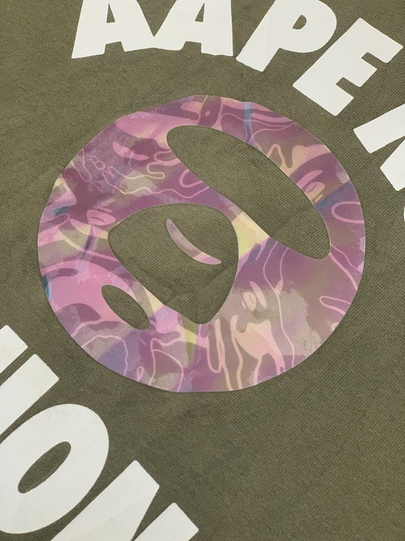 AAPE WASHED HOLOGRAM TEE (Category: Tshirts & Polo Shirts ) located in Manila. Submitted by scarlett_hope (Listing ID 1463639473, Image 3). Description: AAPE HOLOGRAM WASHED TEE L: 29 W: 22 COLOR RATE: 9.8/10 CONDITION: EXCELLENT AUTHENTIC PRICE: 📩📩📩 📍MANILA.