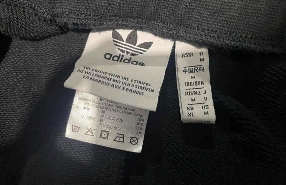 Adidas Black Shorts with White Stripes (Category: Activewear) located in Cainta. Submitted by patrickwilsonstore (Listing ID 1463610339, Image 3). Description: Adidas pre-game jogger shorts (cotton) Size: medium Length- 21 inches Color: black *used once Selling price: 799 neg SRP:2500.