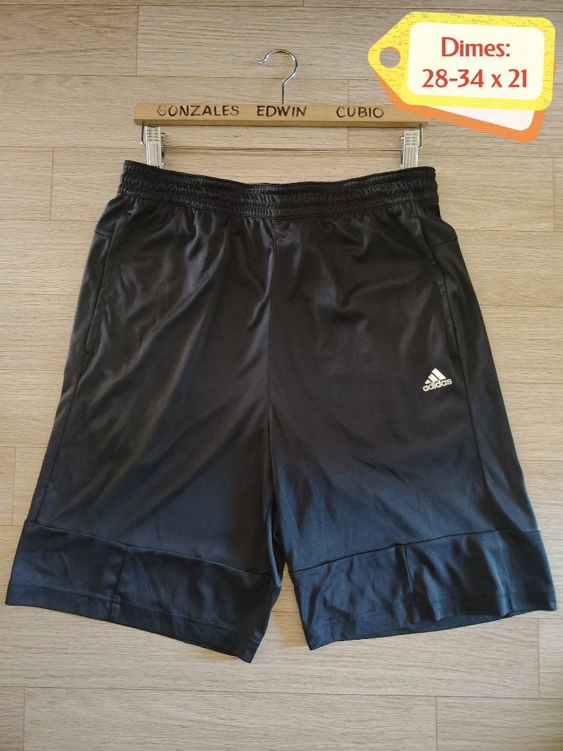 Adidas Climalite Black Athletic Shorts (M-L) (Category: Shorts) located in Nasipit. Submitted by edwingonzales498-69377 (Listing ID 1463560901, Image 1). Description: - Black Adidas shorts - Climalite material for breathability - Elastic waistband with drawstring - Ideal for sports or casual wear - Size: 28-34 inches.