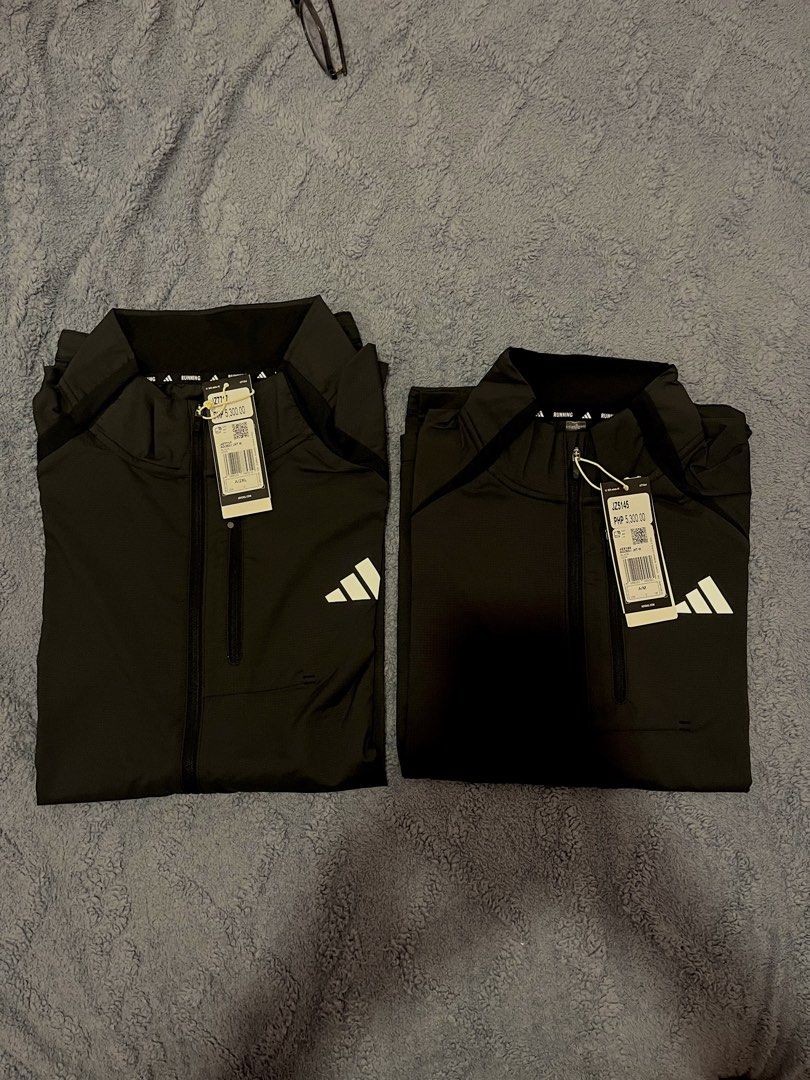 Adidas Running Jacket (2 pcs) - adidas Running adi365 FORMOTION Jacket (Category: Coats, Jackets and Outerwear) located in Manila. Submitted by trying2bbttr (Listing ID 1463685305, Image 3). Description: Brand new - bought it for 5k each Size M Women - 20wx24l Size 2XL Men - 25.5wx29l Selling price: 3k each. I can give discount if get both.