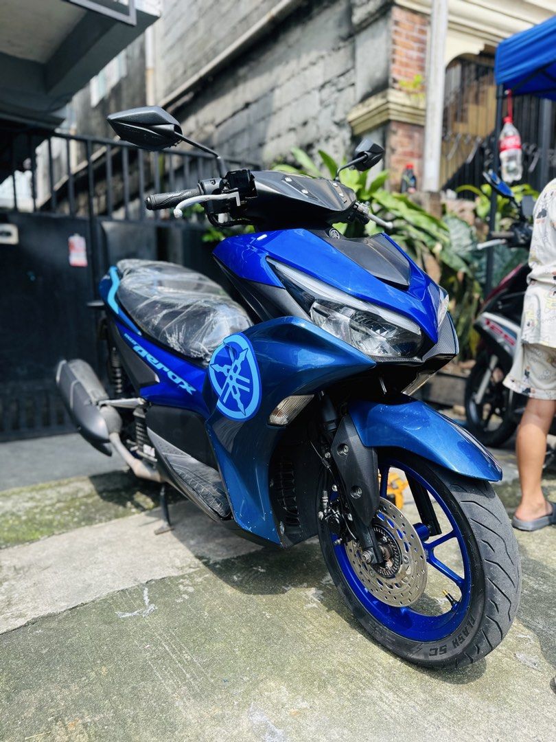 aerox v2 2023 (Category: Motorbikes for Sale) located in Quezon City. Submitted by ellareyesem (Listing ID 1463601400, Image 2). Description: all stock engine 16k plus odo complete orig papers regstred loc novaqc.