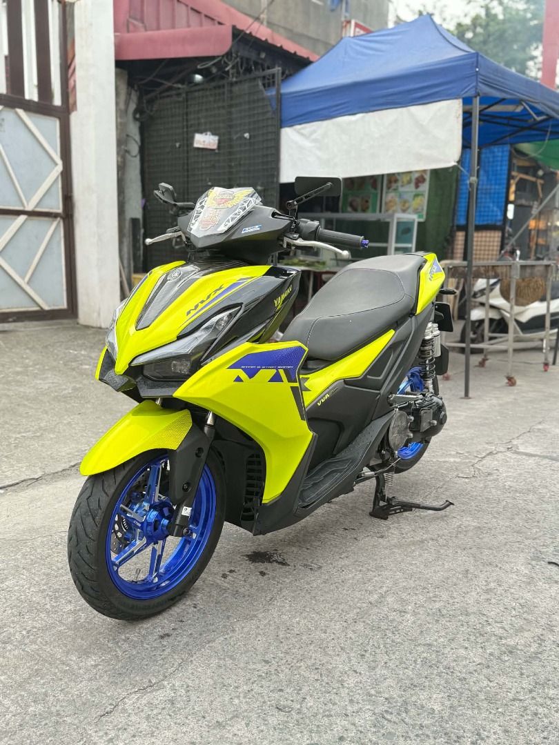 Aerox v3 2025 Model (Category: Other Motorcycles Parts and Accessories) located in Caloocan City. Submitted by vincentmarc_4 (Listing ID 1463665900, Image 3). Description: AEROX V3 2025 MODEL 4900 ODO FIRST OWNER COMPLETE PAPER ORIG OR/CR MANUAL BOOKLET COLOR NOT INDICATE REGISTERED 3YEARS UNTIL 2028 2 KEYS JVT PIPE LEVENGER SHOCK JVT RS8 BELL 80% TITANIUM BOLTS SEMI CARBON BRD RADIATOR 195CC RS8 SUPER HEAD JVT 63MM BORE RS8 36MM THROTTLE BODY RC