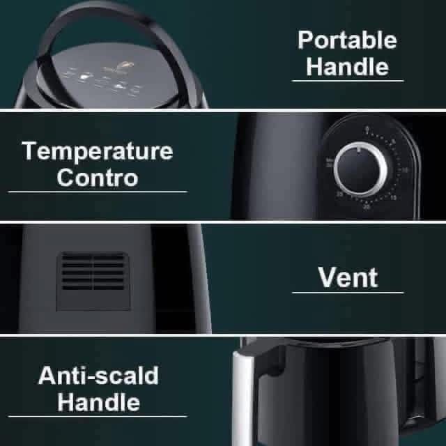 air fryer (Category: Fryers) located in Tayabas. Submitted by lovelyalcaraz (Listing ID 1463610630, Image 3). Description: JD-8109 KAISAVILLA 4.5L CAPACITY AIR FRYER Oil Free non stick pan.