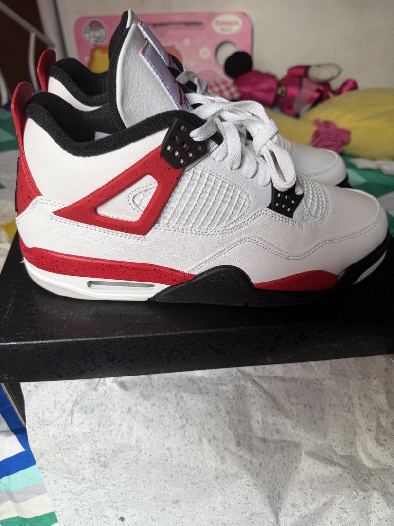 Air Jordan 4 Retro Fire Red (Category: Sneakers) located in Bulacan. Submitted by octomerch0111 (Listing ID 1463594370, Image 3). Description: AIR Jordan 4 Retro White/Fire Red Black Brand New Size: 10.5 US .