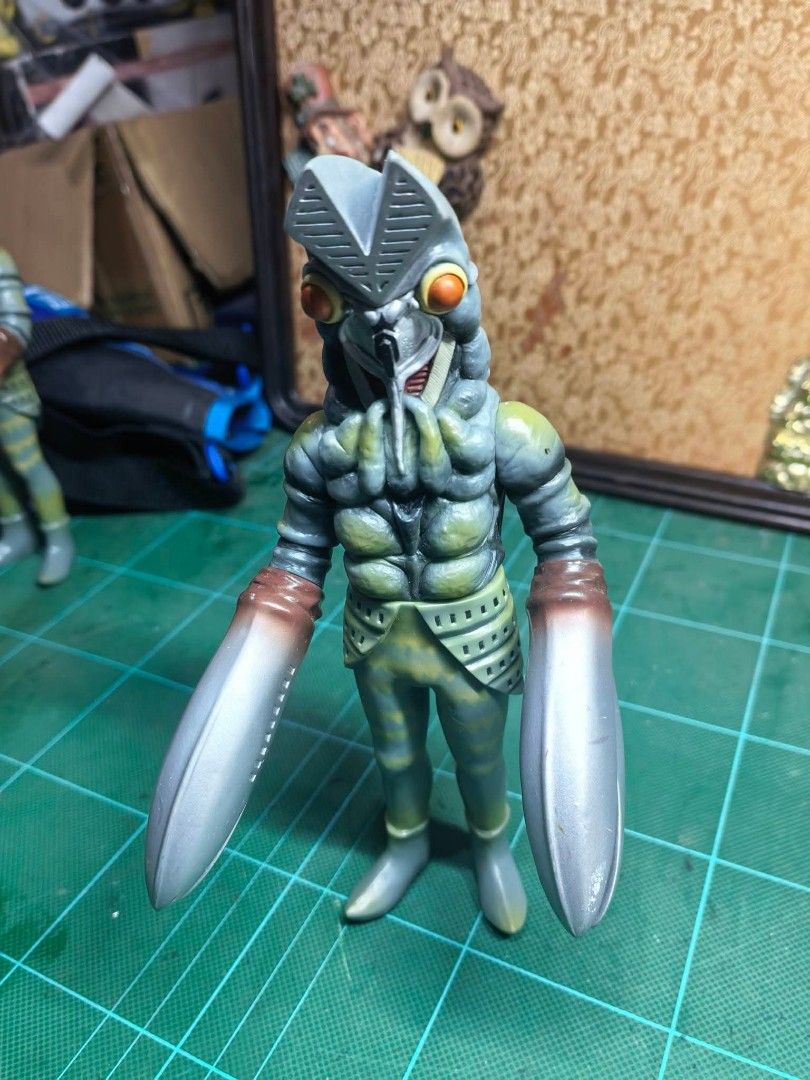 Alien Baltan Action Figure (Category: Figurines & Statues) located in Cebu City. Submitted by dudes_villanueva (Listing ID 1463607172, Image 2). Description: Alien Baltan Action Figure In excellent condition Character: Alien Baltan Maker: Bandai Material: Soft molded vinyl Height: 7in 2 pieces available.