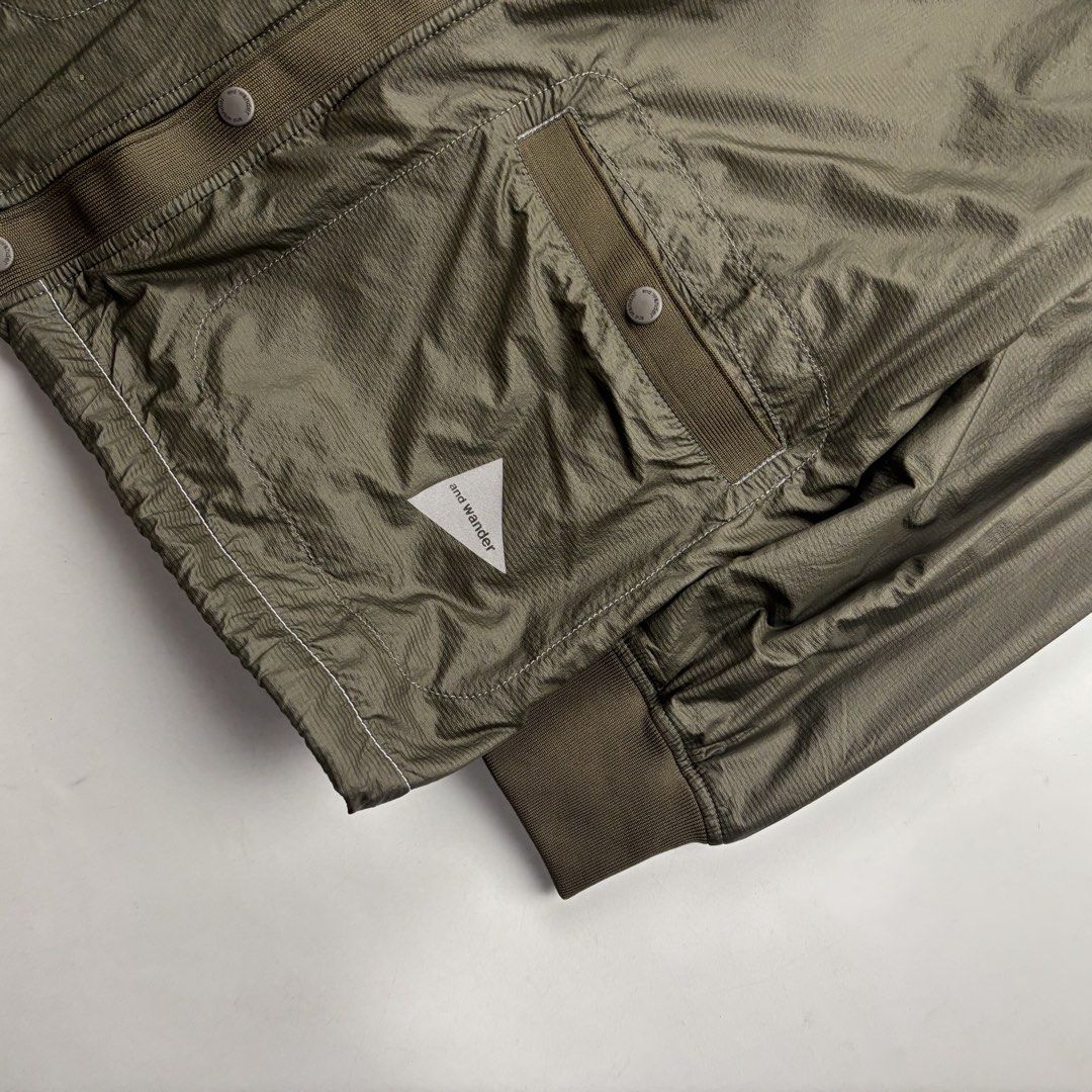 And Wander Ripstop Cardigan (Category: Coats, Jackets and Outerwear) located in Makati City. Submitted by ragrepository (Listing ID 1463681886, Image 3). Description: And Wander Ripstop Cardigan Tagged as 4 Length- 28.5” Pit to pit- 25.5” Sleeves- 30.5” Shoulder- Condition- 9.5/10 Flaw- None .