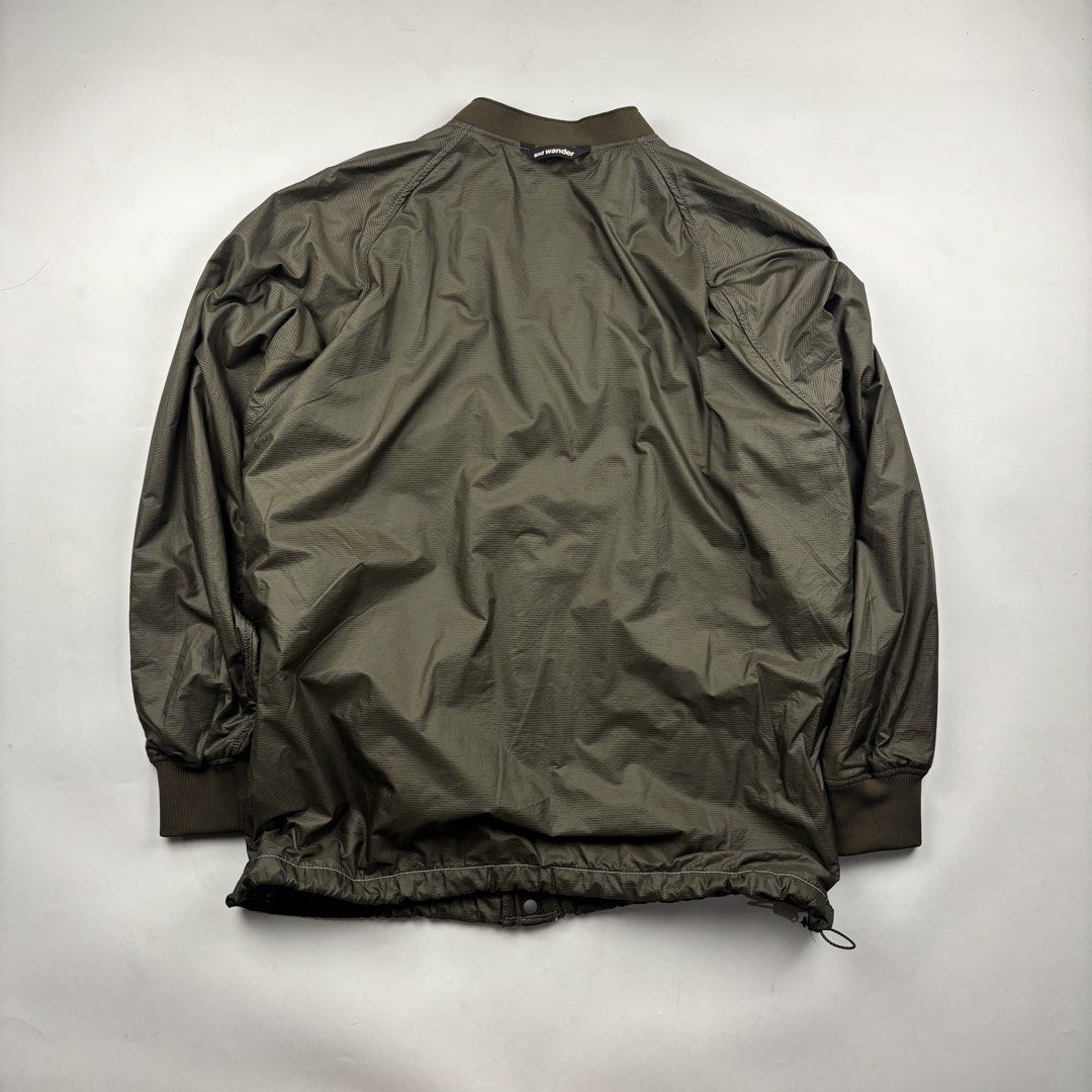 And Wander Ripstop Cardigan (Category: Coats, Jackets and Outerwear) located in Makati City. Submitted by ragrepository (Listing ID 1463681886, Image 2). Description: And Wander Ripstop Cardigan Tagged as 4 Length- 28.5” Pit to pit- 25.5” Sleeves- 30.5” Shoulder- Condition- 9.5/10 Flaw- None .