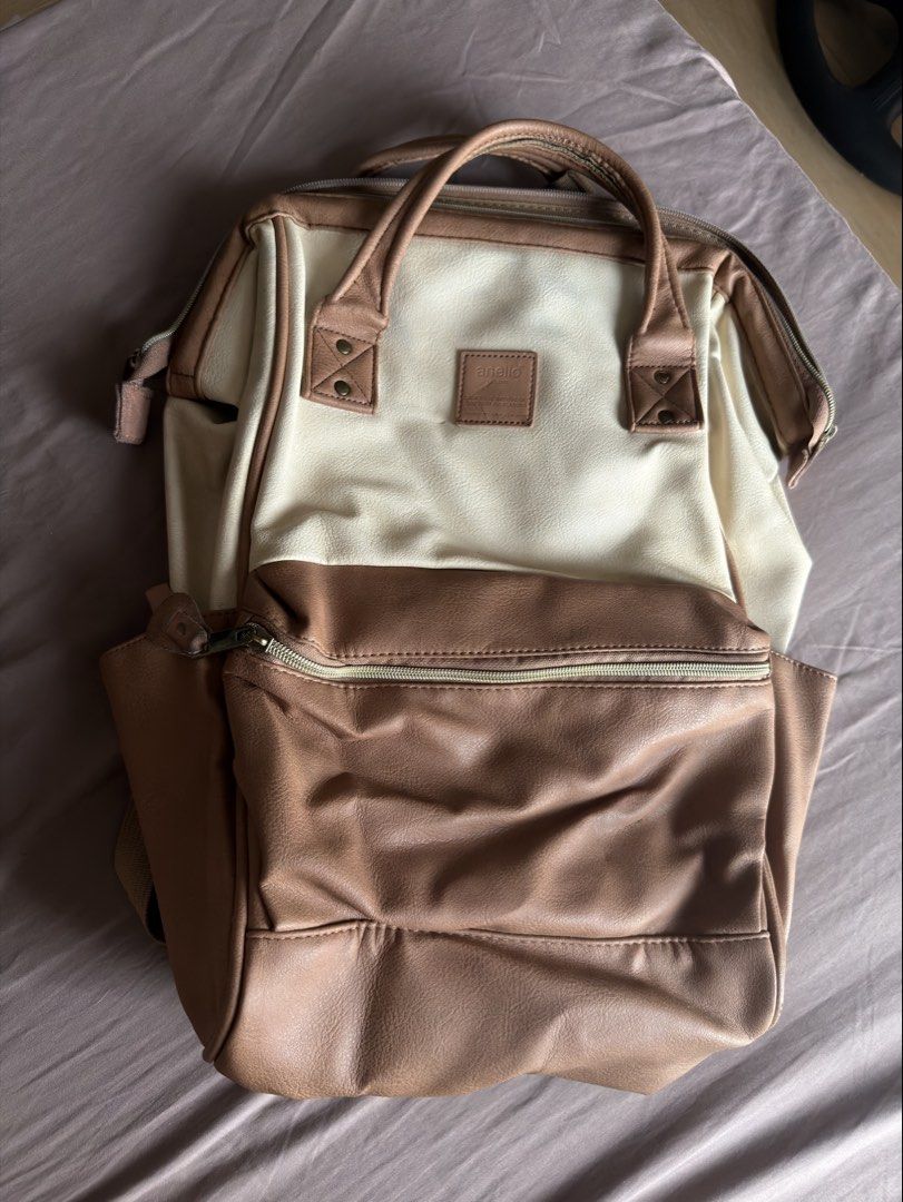 Anello PU Leather Backpack Rucksack (Category: Backpacks) located in Manila. Submitted by iamemmc (Listing ID 1463645774, Image 1). Description: Selling: Anello PU Leather Backpack Rucksack - 2 in 1 color leather - Very good condition - Guaranteed original RFS: Decluttering Price: 2500 only Manila.