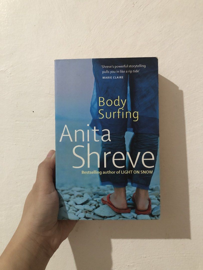 Anita Shreve Books (Category: Storybooks) located in Manila. Submitted by moonlightsoul (Listing ID 1463624906, Image 3). Description: - Collection of 9 paperback novels by acclaimed author Anita Shreve. - Titles included: The Last Time They Met, A Wedding in December, Light on Snow, Body Surfing, Eden Close, The Pilot's Wife, Fortune's Rocks, The Lives of Stella Bain, and The Weight of Water. - All books are in paperback format. - Ideal for exis