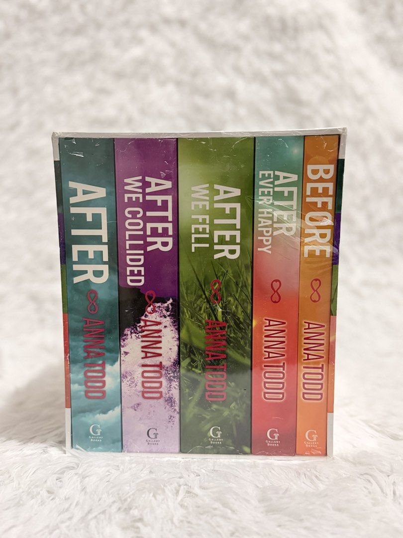 FREE SHIPPING! ANNA TODD - AFTER BOOK SET - BRAND NEW (Category: Storybooks) located in Malolos. Submitted by jnrreadershavenbooks (Listing ID 1463682992, Image 2). Description: ✅BRAND NEW BOOKS (ORIGINAL AND AUTHENTIC COPIES) FOR SALE!!! WRITER: ANNA TODD AFTER BOOK SET: 1.) AFTER 2.) AFTER WE COLLIDED 3.) AFTER WE FELL 4.) AFTER EVER HAPPY 5.) BEFORE ✅Mode of Payment: Gcash/BPI/GoTyme/Maya/Maribank ✅FREE SHIPPING via J&T Express/SPX!.