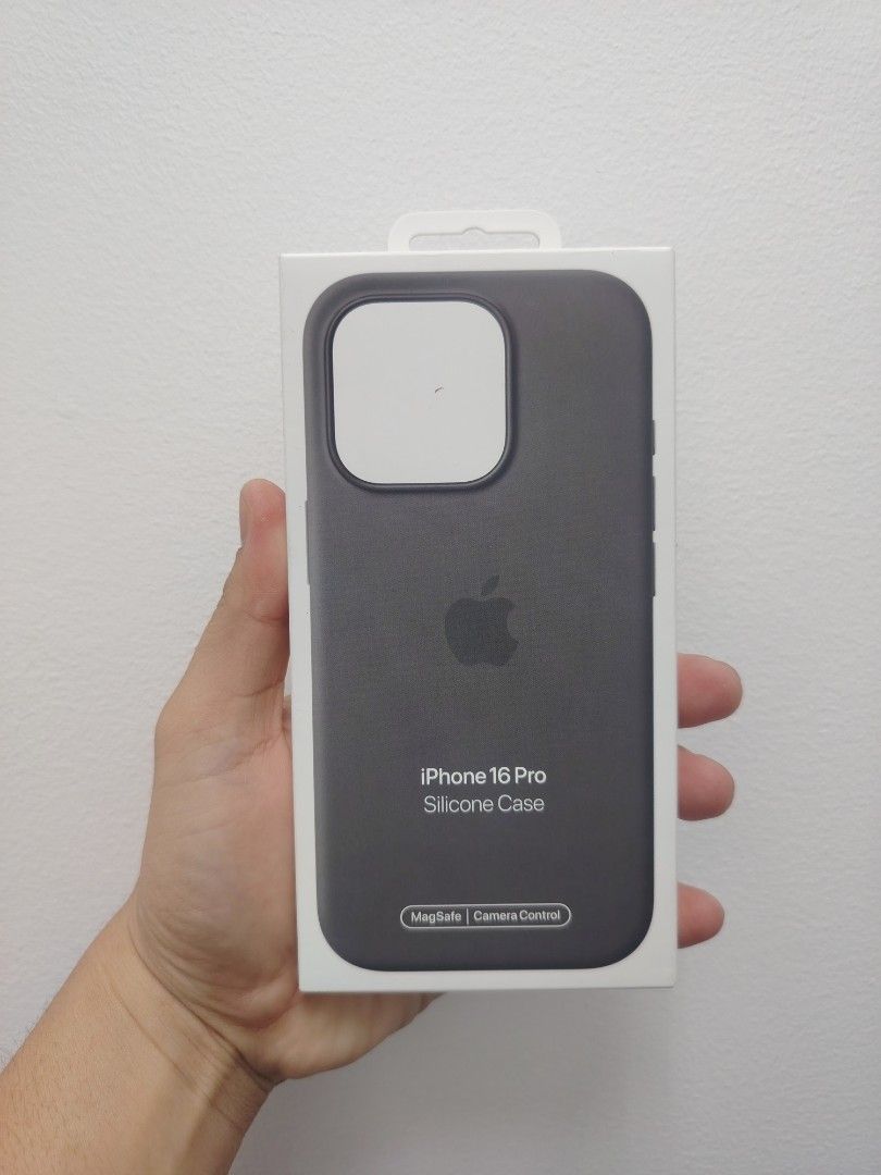Apple Silicone Case for Iphone 16 Pro (Category: Cases & Sleeves) located in Paranaque City. Submitted by jjmm01 (Listing ID 1463668973, Image 1). Description: Apple Silicone Case for Iphone 16 Pro Stone Gray color Brand new and sealed Authentic Apple Magsafe case P3390 orig price, selling it for P1200 only Parañaque City location.