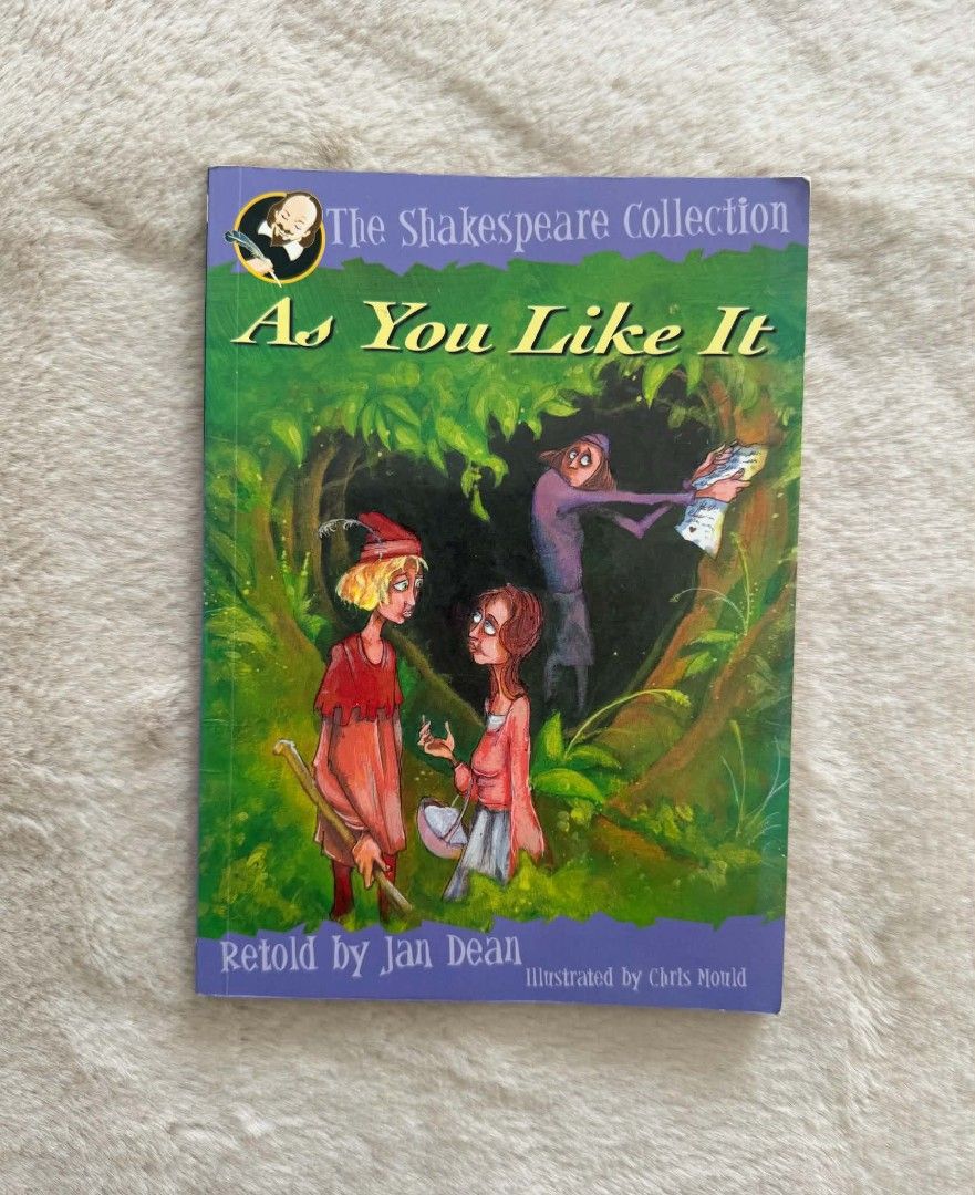 As You Like It - Jan Dean (Category: Children's Books) located in Santiago. Submitted by bookworm_club (Listing ID 1463594608, Image 1). Description: 📚no cancellation, return or exchange. 📚secondhand books. some books are in good condition while some has minimal flaws (foxing, creases, dog-eared pages, etc.) 📚reasonable haggling is allowed. 💰MOP: For same day pickup - CASH & BANK TRANSFER For shipping or scheduled pickup - BANK TRANSFER 🚚MOD