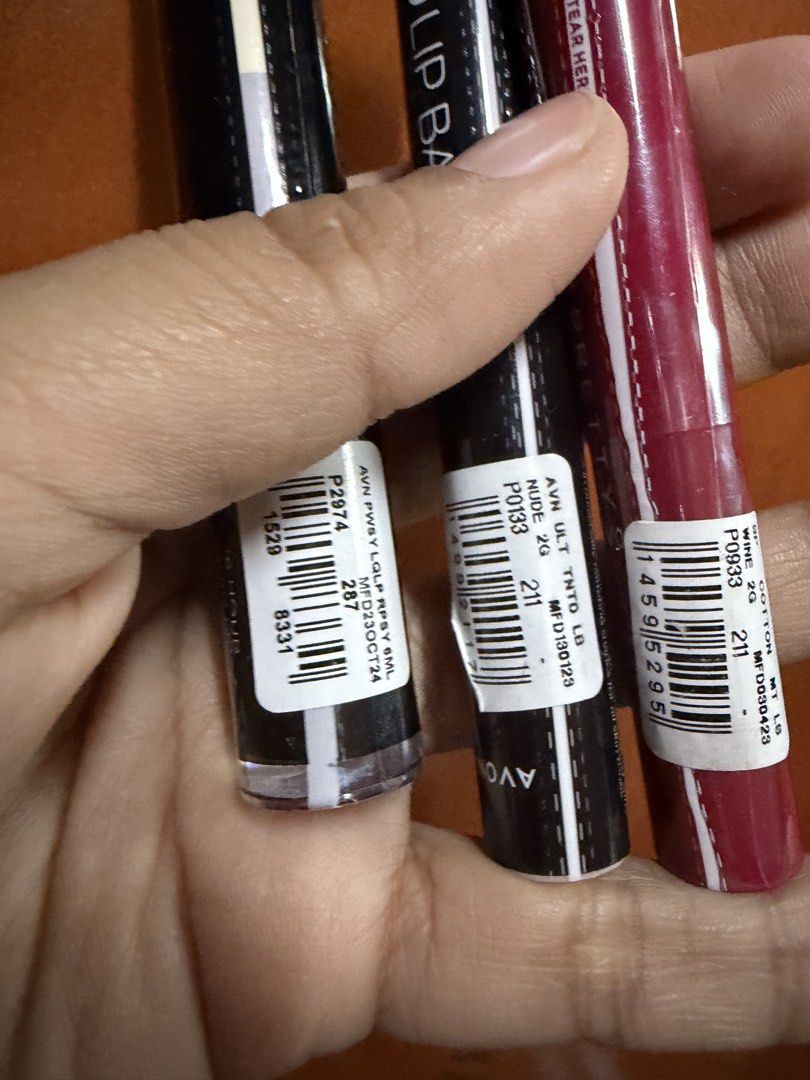 Avon & Simply Pretty Lipsticks & Balm Bundle (Category: Makeup) located in Pasig City. Submitted by aprilluxcloset0812 (Listing ID 1463709794, Image 2). Description: - 3 pcs for 250 - Avon Power Stay 16hr Liquid Matte Lipstick in 'Rosey Posey' - Avon Tinted Lip Balm in 'Nude' - Simply Pretty Cotton Matte Lipstick in 'Wine' - All full-sized - Perfect shades for everyday wear RFS: decluttering EVERYTHING MUST GO‼️Just make a reasonable offer ❤️ All