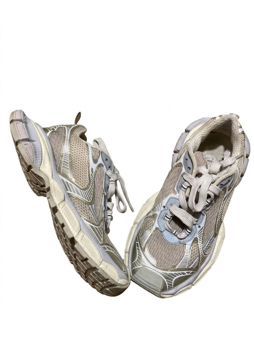 Balenciaga Runner Sneakers (Category: Sneakers) located in Pasay City. Submitted by ken_98 (Listing ID 1463593306, Image 2). Description: - Balenciaga Runner sneakers - Tan and grey colorway - Mesh and synthetic upper - Lace-up closure - Chunky sole design - Ideal for everyday wear .