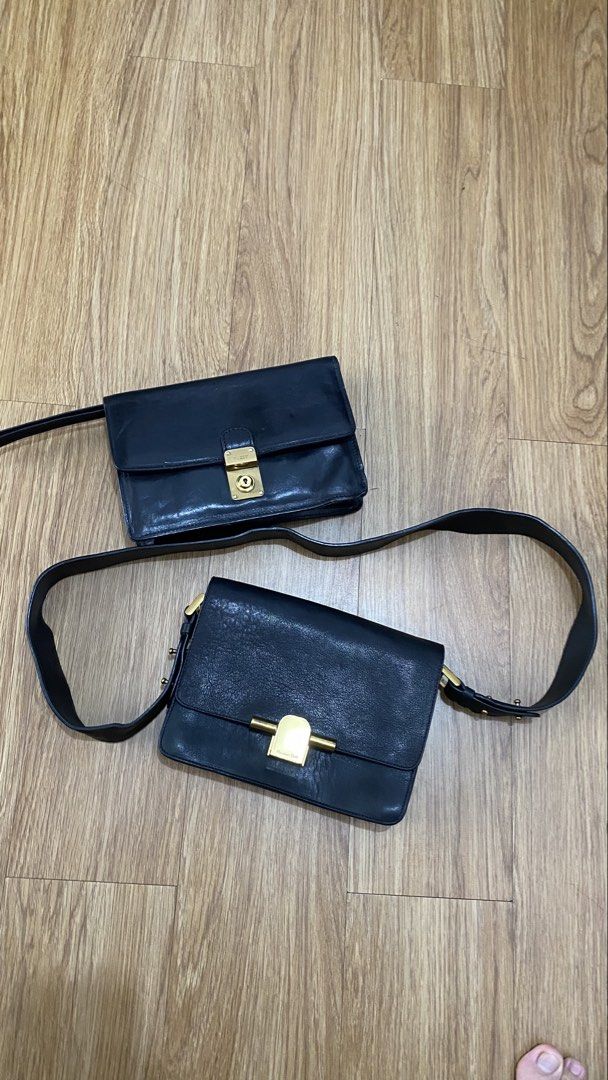 Bally X Mossimo Dutti bags as pack (Category: Luxury Bags & Wallets) located in Manila. Submitted by truemoon_d2e1ee (Listing ID 1463591673, Image 1). Description: Bally made in Italy Mossimo Dutti made in Spain Original Minor signs of usage As pack for 4850 only.