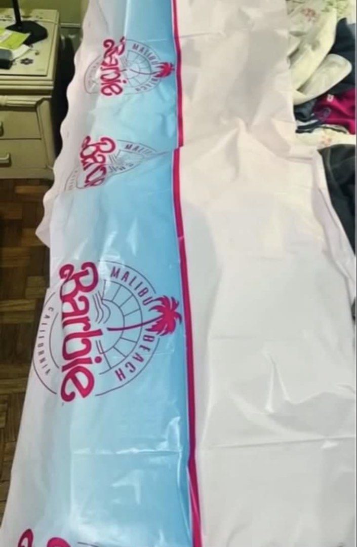 Barbie California table linen (Category: Table Linen & Textiles) located in Paranaque City. Submitted by arianem031087 (Listing ID 1463668774, Image 2). Description: 54x96 inches.