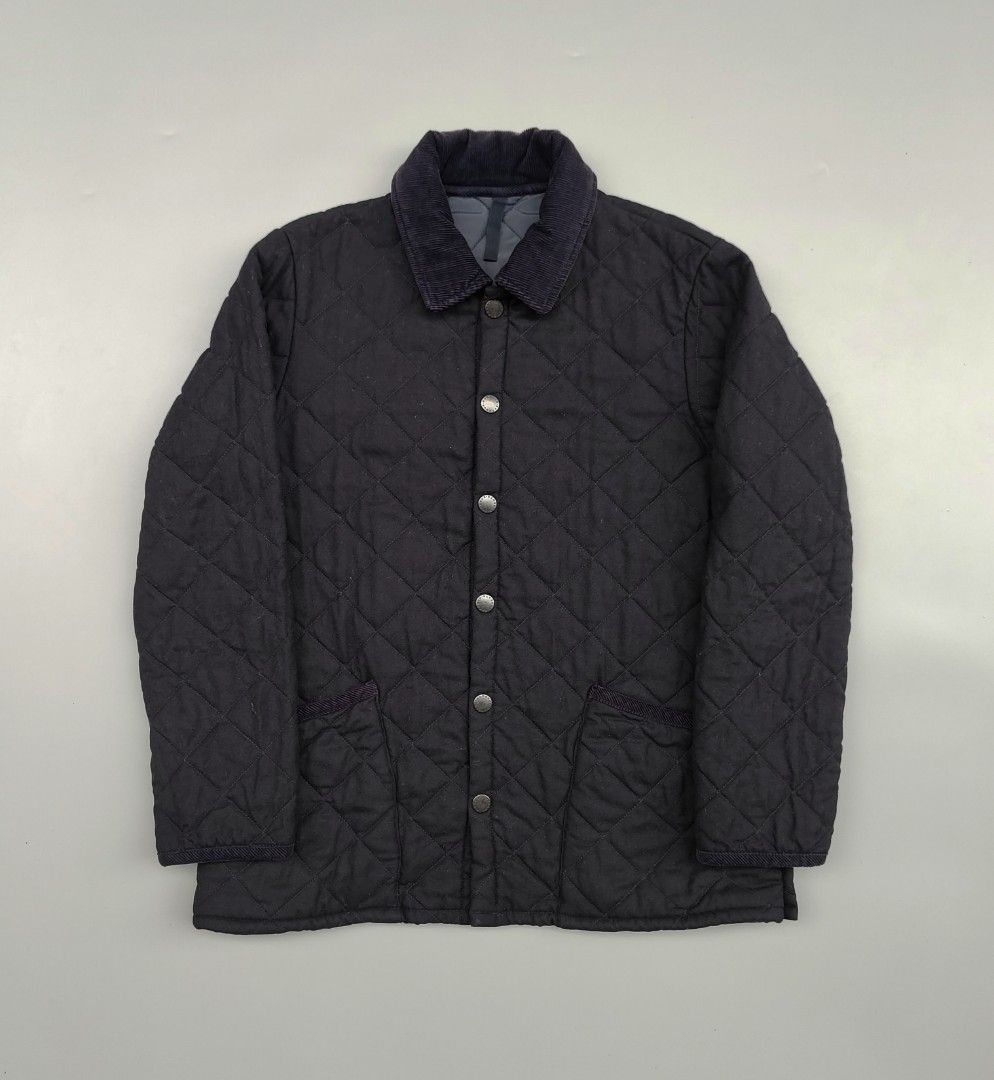 Barbour quilted (wool x polyester) (Category: Coats, Jackets and Outerwear) located in Baguio. Submitted by archival_thrifted.ph. (Listing ID 1463662197, Image 3). Description: FOR SALE ‼️ .BARBOUR QUILTED WOOL X POLYESTER UNISEX JACKET . EXCELLENT CONDITION .SIZE 38 ON TAG .PHP 2800 PLUS SF .❌❌ COP/COD .MOP GCASH .COURIER J&T .BAGUIO AREA .DM FOR SURE BUYER TY.