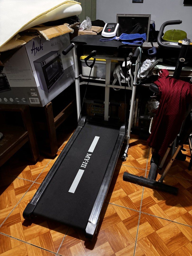 Basic Flagship Multi-Function Manual Treadmill (Category: Cardio & Fitness Machines) located in Manila. Submitted by rmsm. (Listing ID 1459617111, Image 2). Description: - Foldable manual treadmill for convenient home use - Space-saving design for easy storage - Built-in LED counter to track your progress - Integrated Bluetooth speaker for entertainment during workouts - Includes a FREE twist disc for added exercise variety - Ideal for walking an