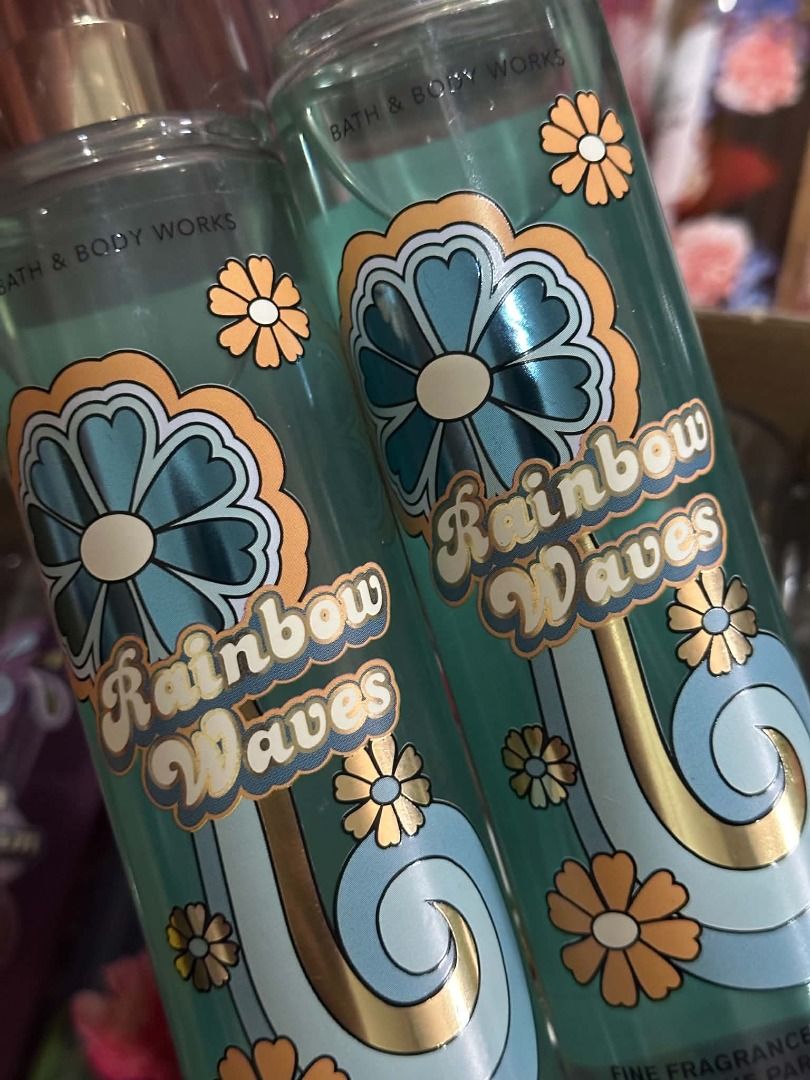Bath & Body Works Rainbow Waves Fine Fragrance Mist (Category: Fragrance & Deodorants) located in Caloocan City. Submitted by eva16.266 (Listing ID 1463626830, Image 1). Description: - Product: Bath & Body Works Rainbow Waves Fine Fragrance Mist - Scent Profile: Amazing and refreshing - Edition: Limited Edition - Availability: Get it before it's gone!.