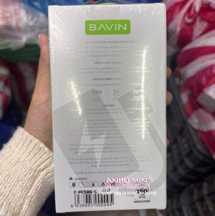 BAVIN Complete set Chargers Original (Category: Chargers & Cables) located in Manila. Submitted by thespot.accessories (Listing ID 1463616411, Image 2). Description: 🔌 BAVIN Chargers – Quality & Reliable Charging Accessories ✔ Available in Charger Cords & Adapters ✔ Compatible with iPhone & Android devices ✔ Fast & reliable charging ✔ Durable & high-quality materials ✔ Perfect for home, office, travel & everyday use ✔ Different types and models 