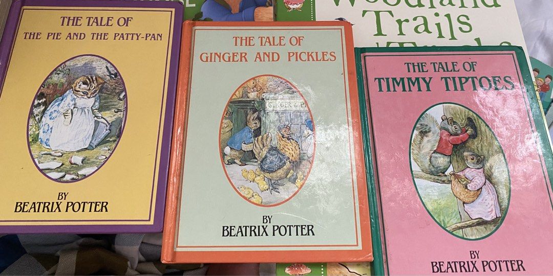 Beatrix Potter Collection (Tales) (Category: Children's Books) located in Caloocan City. Submitted by izzyjelly (Listing ID 1463604242, Image 1). Description: The Tale of Pie and Patty pan The Tale of Ginger and Pickles The Tale of Timmy Tiptoes.