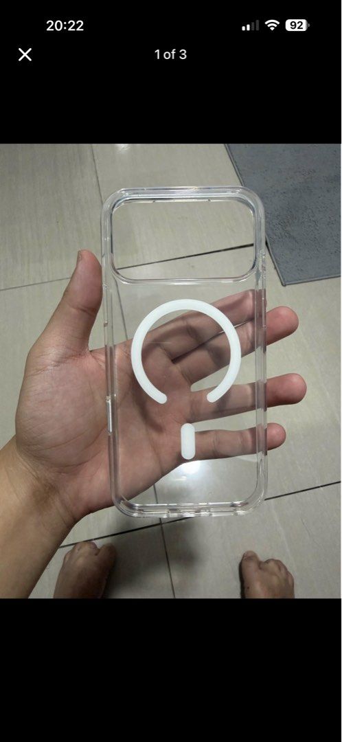 BELKIN IPHONE 17 PRO MAX (Category: Cases & Sleeves) located in Manila. Submitted by nethureta (Listing ID 1463698473, Image 2). Description: Bago lang Bought from powermac 9/19 Wala lang box kasi sinira nung anak ko kasi sya nag unboxing MOA/Pedro Gil Pwede din swap sa case pero pang lalaki.