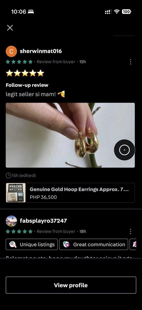 BEWARE AMBERNESTCC. || Kindle Basic 11th Gen 16GB - Matcha (Category: E-Readers) located in Pasig City. Submitted by starfish- (Listing ID 1463700298, Image 3). Description: This account got review from SHALANI.D They both reviewed each other, take note na din yung mga nag review sa kanila 😭😭 .