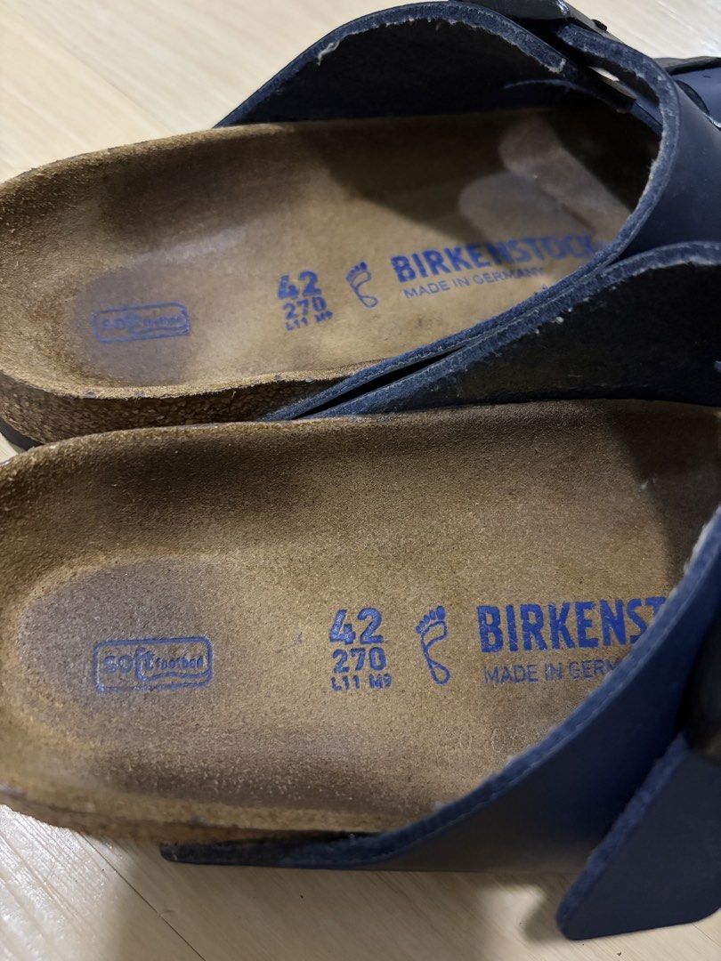 Birkenstock Arizona Soft Footbed (Category: Casual Shoes) located in Quezon City. Submitted by hpa1082021 (Listing ID 1463661439, Image 3). Description: Mens EU Size 42; blue.