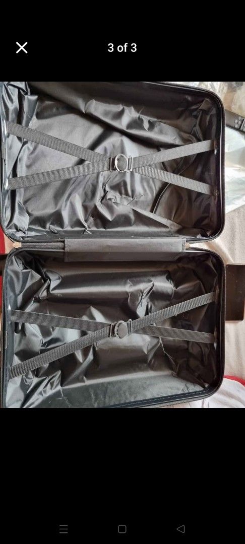 Black Hardshell Cabin Luggage with Wheels (Category: Luggage) located in Las Pinas. Submitted by bermundosh83981 (Listing ID 1463712087, Image 2). Description: handcarry.