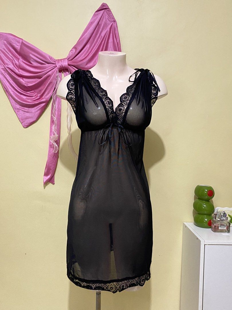 BLACK MESH DRESS (Category: Undergarments & Loungewear) located in Dasmarinas. Submitted by hannah.oakph (Listing ID 1463599937, Image 3). Description: .