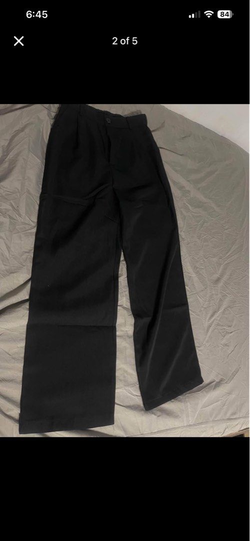 Black Pants and Blazer Set (Category: Sets or Coordinates) located in Pasig City. Submitted by ceejay_29 (Listing ID 1463738261, Image 2). Description: Brand New Black RFS: Maliit sakin, hindi pa naisusuot, nabili ko ng 570.